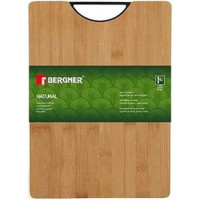 Дошка для нарізання Bergner Natural, 35х25 см, бамбук (BG-4941-MM)