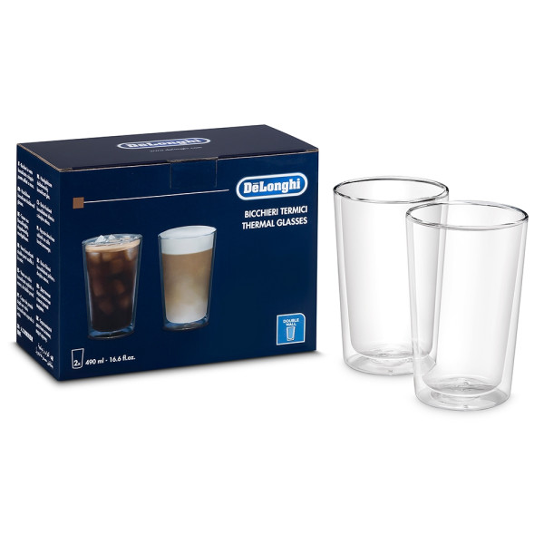 Набор стаканов DELONGHI DLSC319 DRINKS (2шт) 490 ML