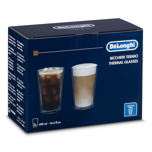 Набор стаканов DELONGHI DLSC319 DRINKS (2шт) 490 ML