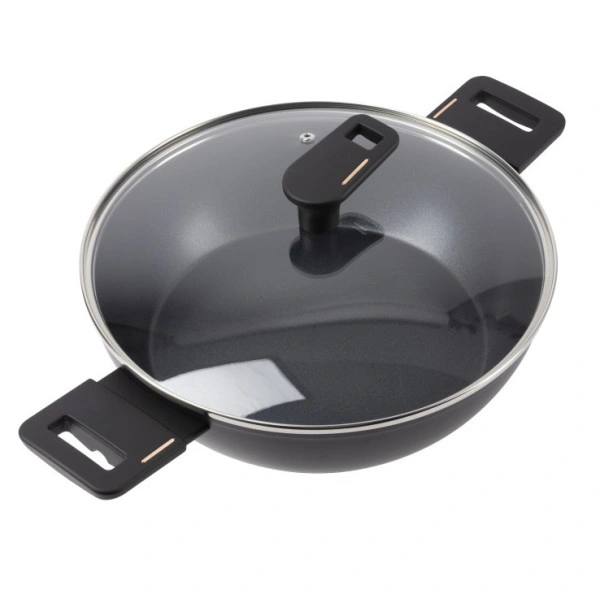 Сотейник з кришкою Bergner Copper, 28 см (BG-30295-BK)