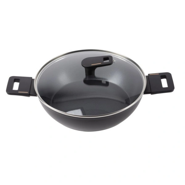 Сотейник з кришкою Bergner Copper, 28 см (BG-30295-BK)